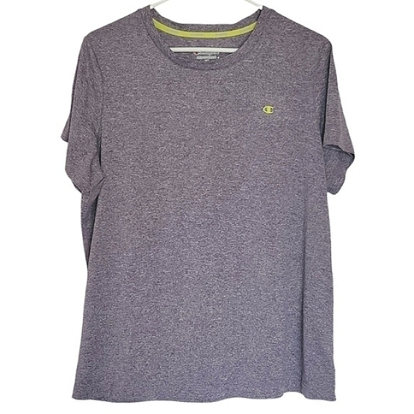 1136 * Champion Performace Tee Heather Purple Size 1X - Picture 1 of 9